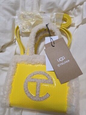 UGG Yellow Phone Crossbody Bag - TELFAR Collaboration